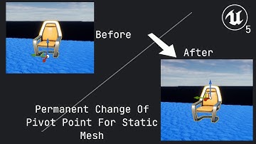 How To Quickly Edit Pivot Point Permanently UE5