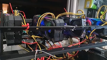 RTX 3090 asus rog strix,msi gaming x trio - MINING RIG (mhs,w,$,temp)