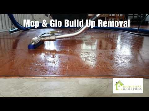 Mop Glo Build Up Removal From Engineered Wood Flooring Youtube
