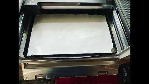 Glowforge cuts fabric too!