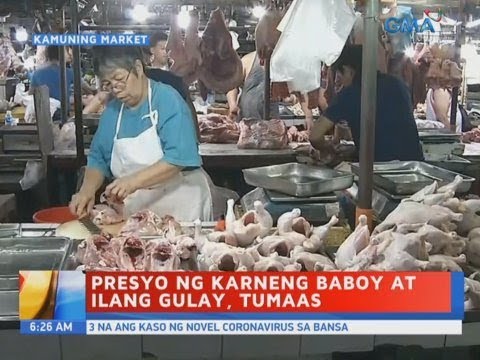 UB Presyo ng karneng baboy at ilang gulay tumaas