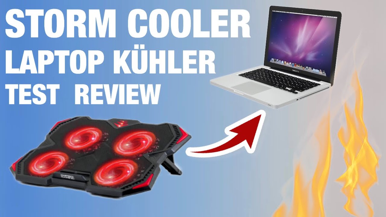  Update STORM COOLER Laptop Kühler - Bringt der was ?? Test REVIEW EMPIRE GAMING