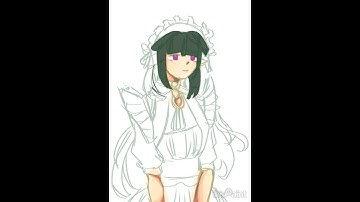 :)) xong tranh , nhìn ko ổn lắm nhưng ok :)) #art #vẽ #ibispaint #speedpaint