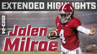 Jalen Milroe 2023 [Extended] Full Season Highlights | Alabama 🐘