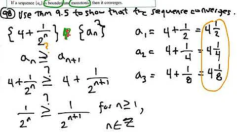 9.1 Lesson 3: Bounded Sequences