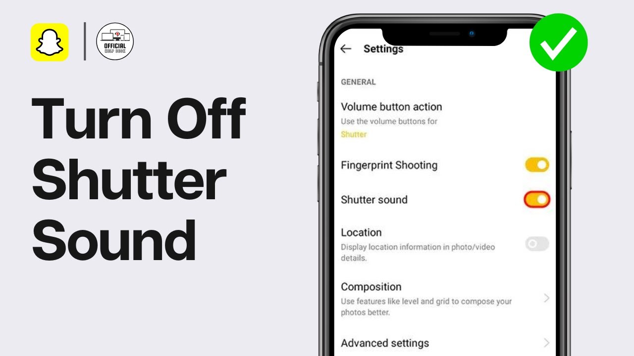 How To Turn Off Snapchat Shutter Sound 2024 (EASY GUIDE) YouTube