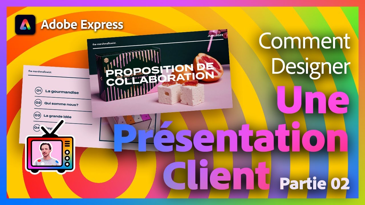 Comment Designer sa présentation client 2/2 avec Adobe Express par Hadrien Chatelet | Adobe Live