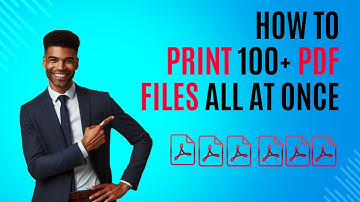 Print Multiple PDFs at Once - The Easy Way
