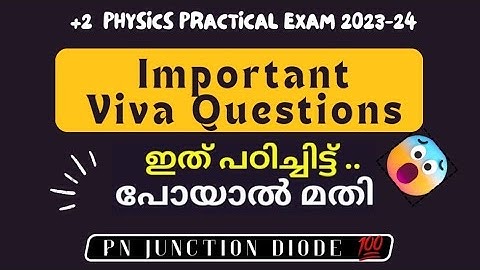 Pn junction Diode|Most Important Viva Questions|Physics|Practical Exam 2023-24 |Fizixguru
