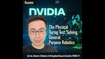 PyTorch 2025 Keynote: The Physical Turing Test: Solving General Purpose Robotics - Jim Fan