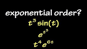 Which functions are of exponential orders? part1