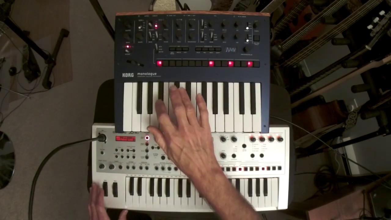 My Roland JD-Xi and Korg Monologue Part 2 - YouTube