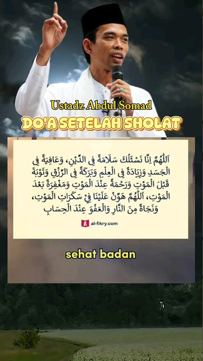 doa setelah habis sholat by ustadz Abdul Somad