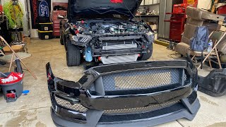 INSTALLING MY PAXTON SUPERCHARGER + PULLS IN A 900RWHP TT MUSTANG GT!!