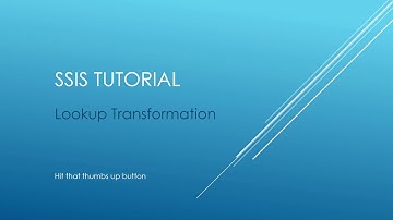 SSIS-zelfstudie - Opzoektransformatie