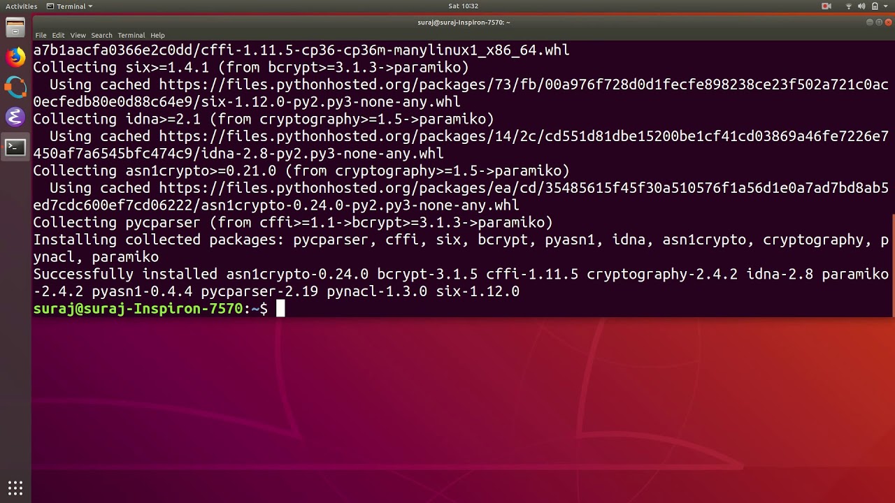 Python Import Error ModuleNotFoundError: No Module Named Paramiko In Ubuntu Linux - YouTube Python Import Error Modulenotfounderror: No Module Named Paramiko In Ubuntu Linux - Youtube