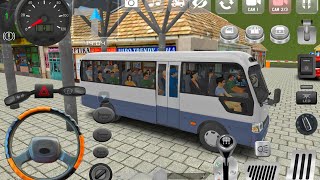 Minibus Simulator Vietnam Hyundai County Driver | Bus Game Android Gameplay screenshot 3