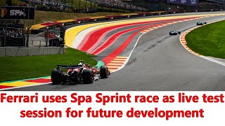 Ferrari sacrifices Sprint race to test extreme setup and gather key data on new suspension at Spa
