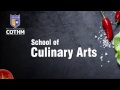 Graduate diploma in international culinary arts  admissions open in cothm