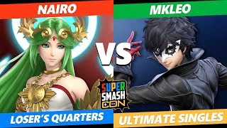 SSC 2019 SSBU - NRG Nairo (Palutena) VS FOX MVG MkLeo (Joker) Smash Ultimate Loser's Quarters