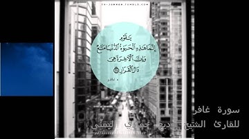 سورة غافر تلاوة مميزة وجميلة للقارئ وديع اليمني