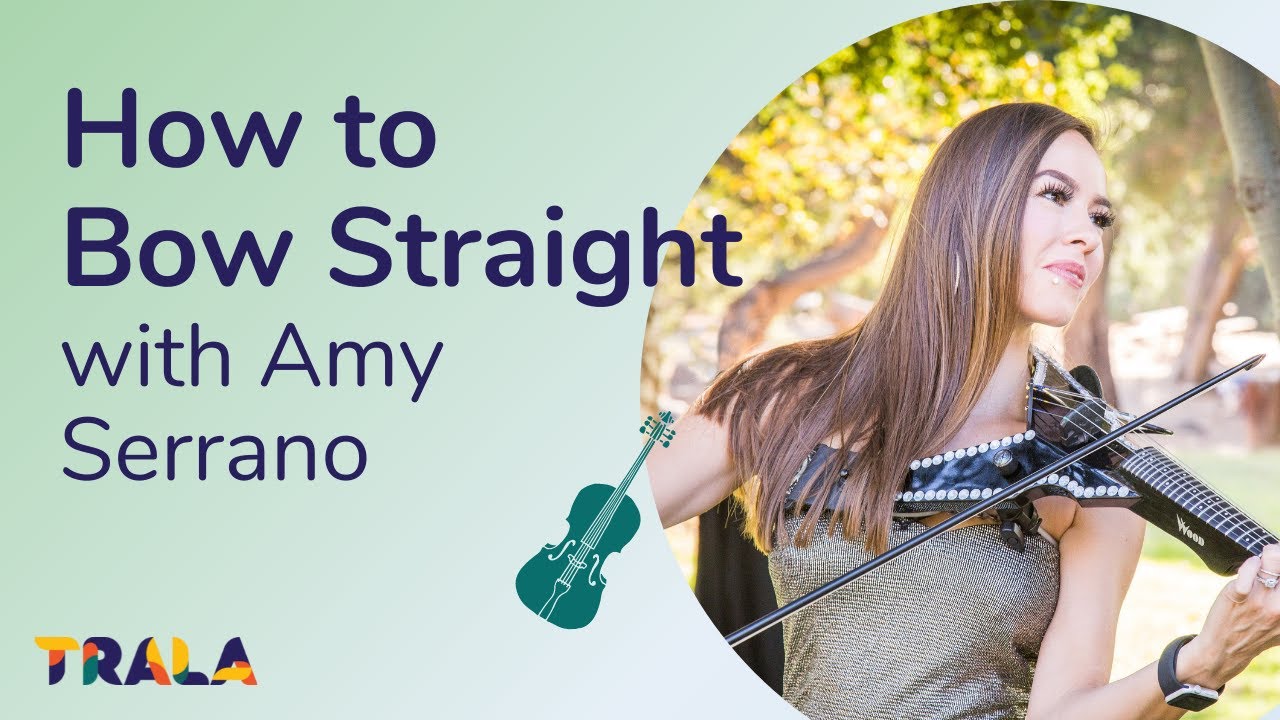 How To Bow Straight for Violin Beginners - YouTube