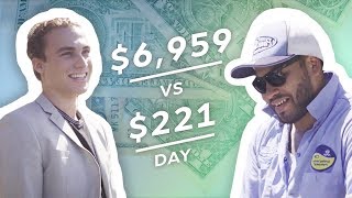 Earning $7,000 vs $220 in a Day: Real Estate Agent & Pool Cleaner