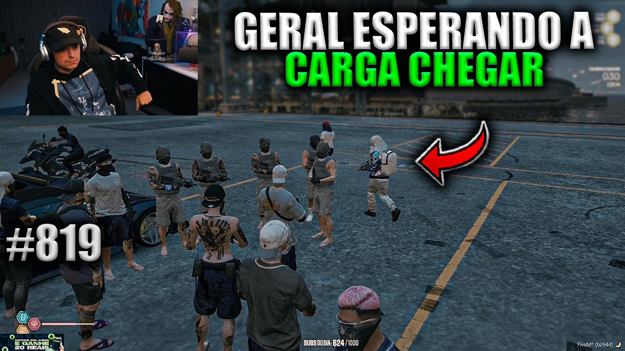 TROPA DO LEVI LANIK ESPERANDO A CARGA CHEGAR! EP 819