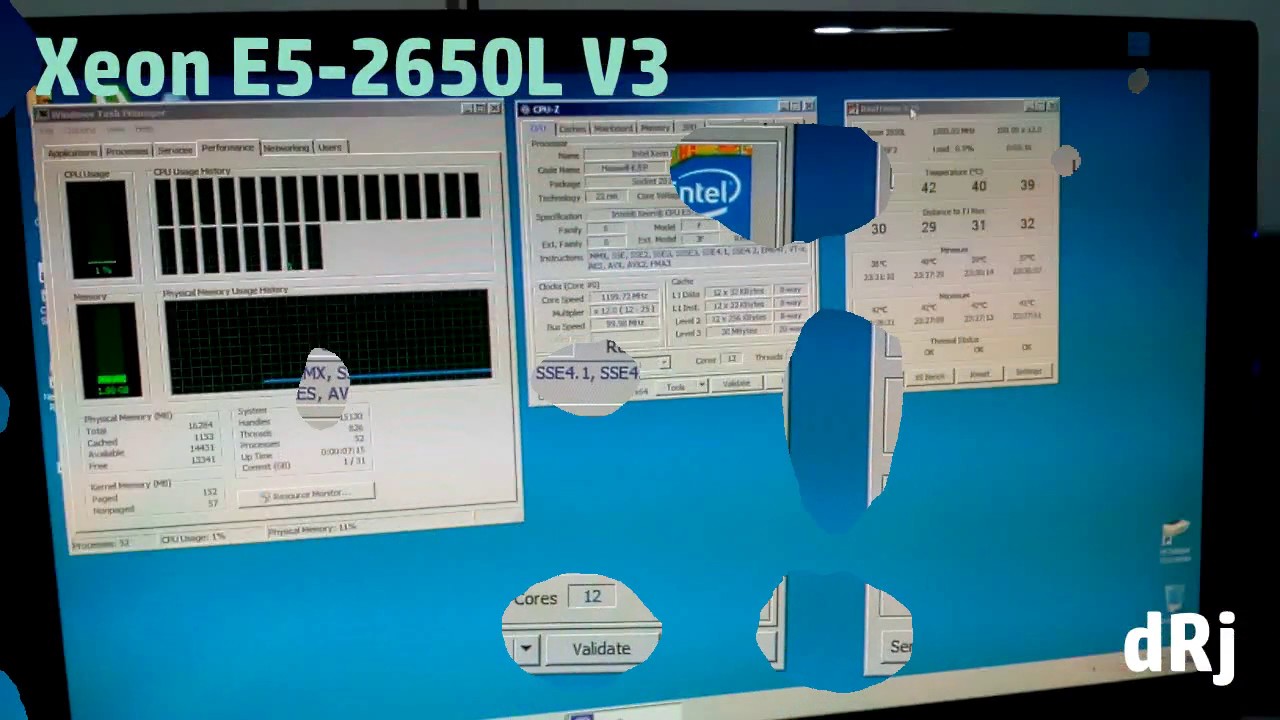 Processore Per Workstation Usato Processore Intel Xeon E5-2650L V3 Usato - 12 Core, 1.80 GHz, 30 MB Cache, Per Server/workstation Scheda Video 3050 - Foto 3