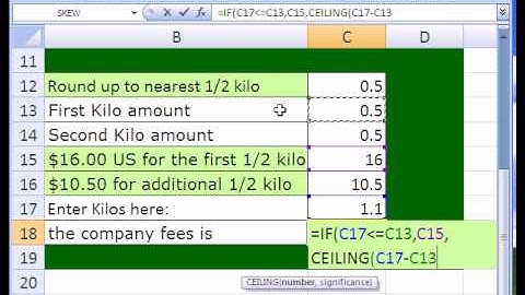 Excel Magic Trick # 164: CEILING function in Price Formula