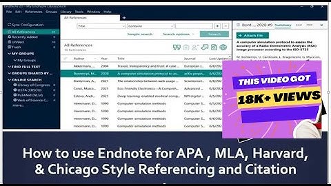 how to use endnote tutorial ( A complete Beginner
