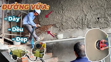 [NAM ĐỊNH] Bàn giao phiên bản Cao Cấp máy phun vữa HBT10+13 cho đội thợ anh Tứ.