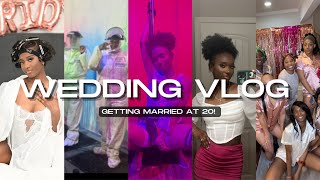 MY WEDDING WEEK VLOG 2023 (ATLANTA)! Bach activities, wedding prep, grwm ❤️