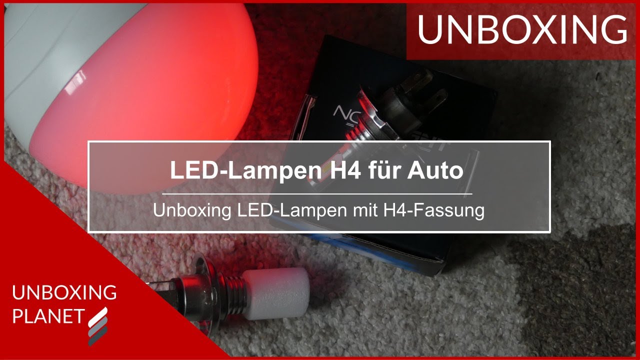 NovSight LED-Lampen für Auto mit H4-Fassung Unboxing und Test 