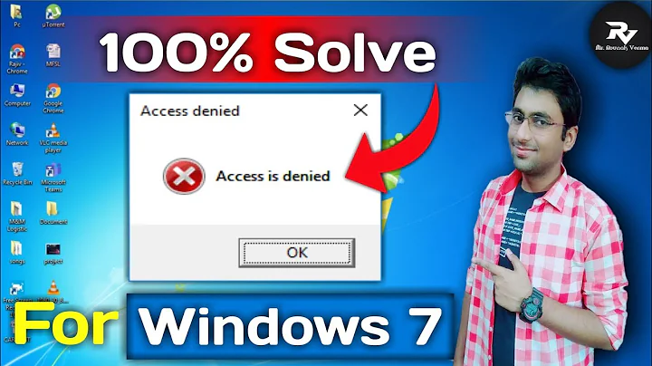 How to Fix " Access is denied " Windows 7  error in Hindi