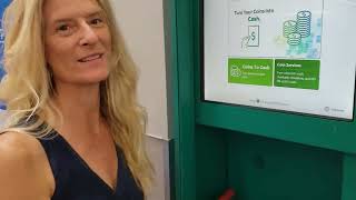 How To Change Coins to Gift Cards or Dollar Bills Without Rolling or Counting Pennies!