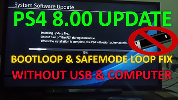 PS4 Firmware 8.00 UPDATE | PS4 BOOTLOOP & SAFEMODE LOOP Fix? |How to SAFELY install PS4 8.00 UPDATE