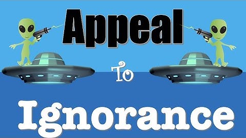 Learning Logic []  36  [] Appeal to Ignorance