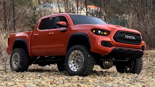 1/10 scale RC : TOYOTA TACOMA TRD PRO(3D printed Body) Offroad Test Driving.