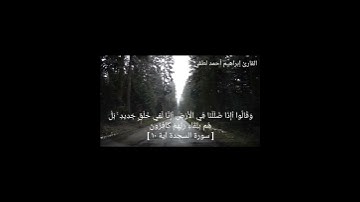 تلاوة فاقت الوصف من سورة السجدة