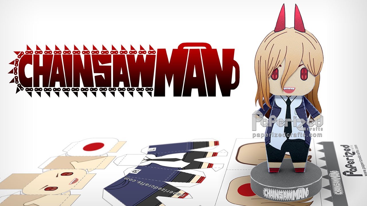 Anime - Chibi - Paper Toys Chainsaw Man