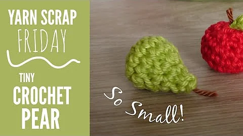 Discover Adorable Mini Crochet Pear!