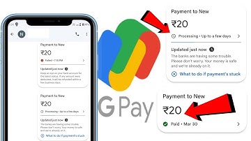 Processing Up To A Few Days Google pay | processing up to a few days