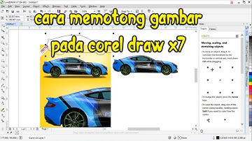Cara memotong gambar atau objek pada coreldraw (Pemula)