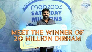 Meet the Indian expat, who is the Mahzooz winner of AED 20 million