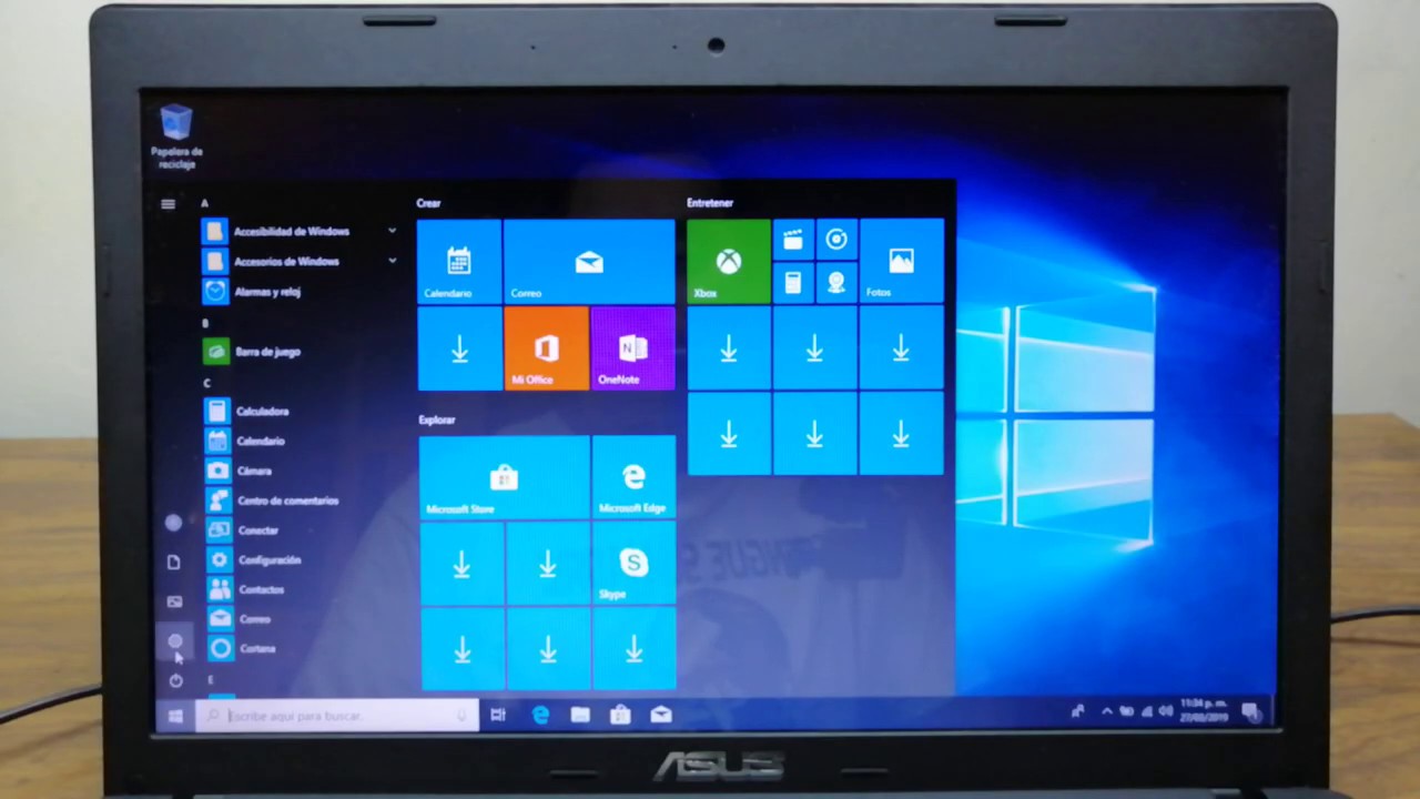 Formateo ASUS X55C Windows 10 Paso a paso - YouTube