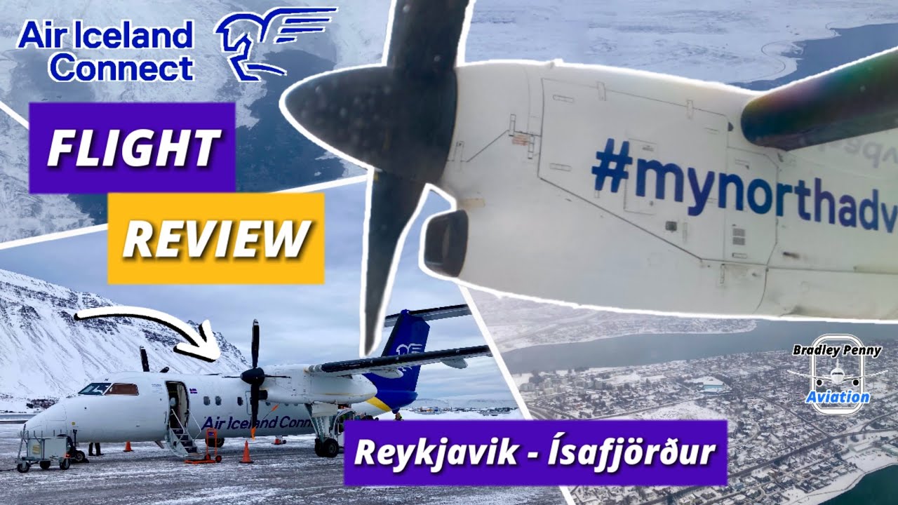 Iceland Air Connect Dash 8 Q200 - Flying The Most Dangerous Icelandic Airport, Ísafjörður (IFJ) - 4K