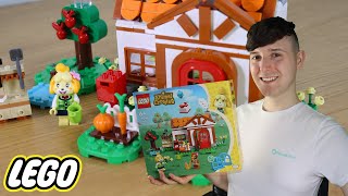 Animal Crossing Lego Unboxing - Isabelle's House Visit