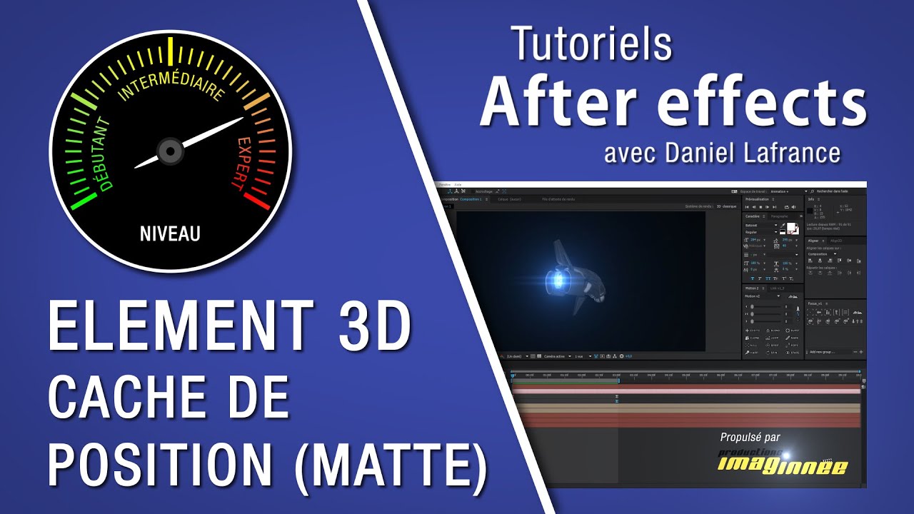 After Effect Cache Cache de position (matte) - Tutoriels After effects en français - YouTube