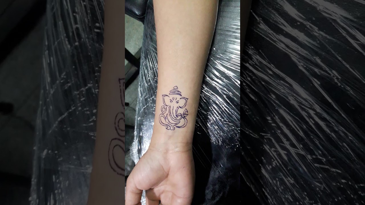 Alfian [View 20+] Simple Ganesh Tattoo On Wrist